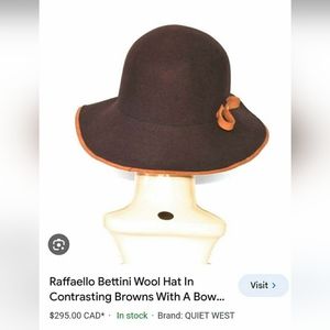 Raffaello Bettini Italian Wool Hat